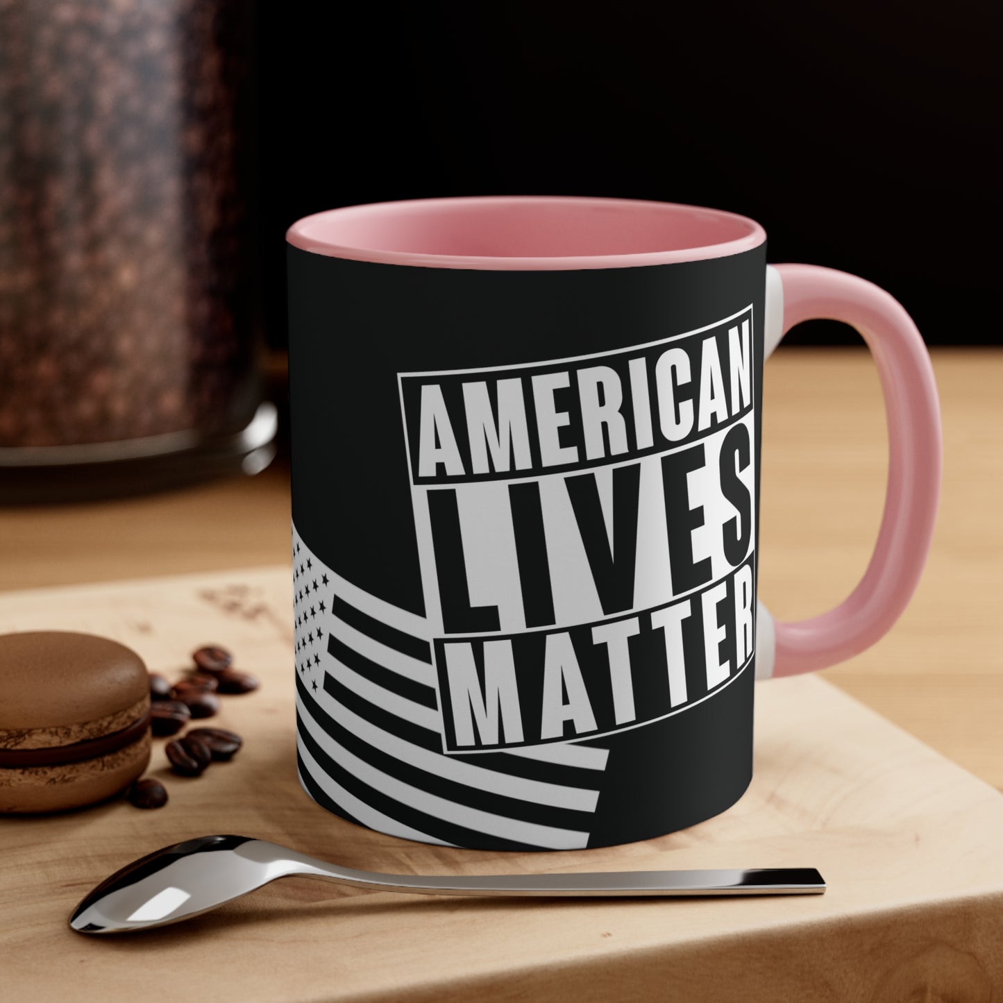 American Lives Matter Graffiti Accent Mug