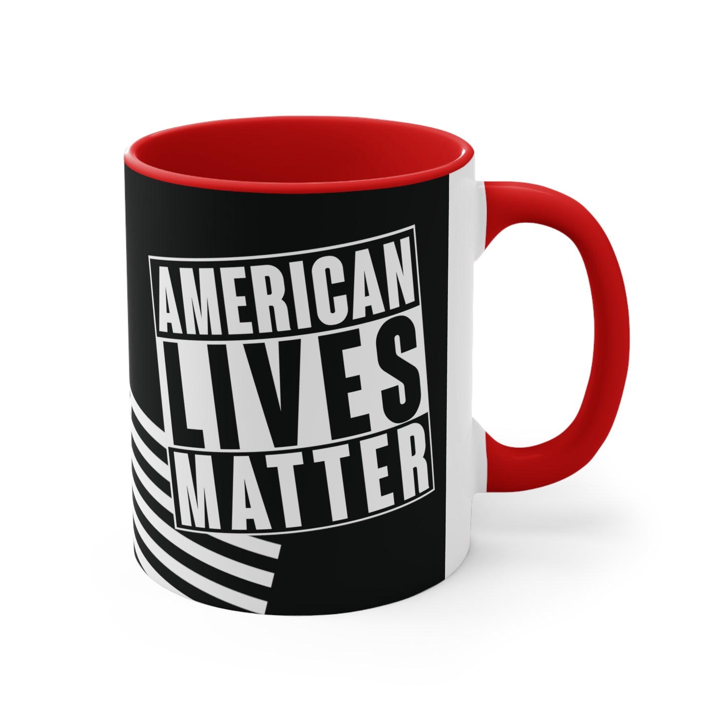 American Lives Matter Graffiti Accent Mug
