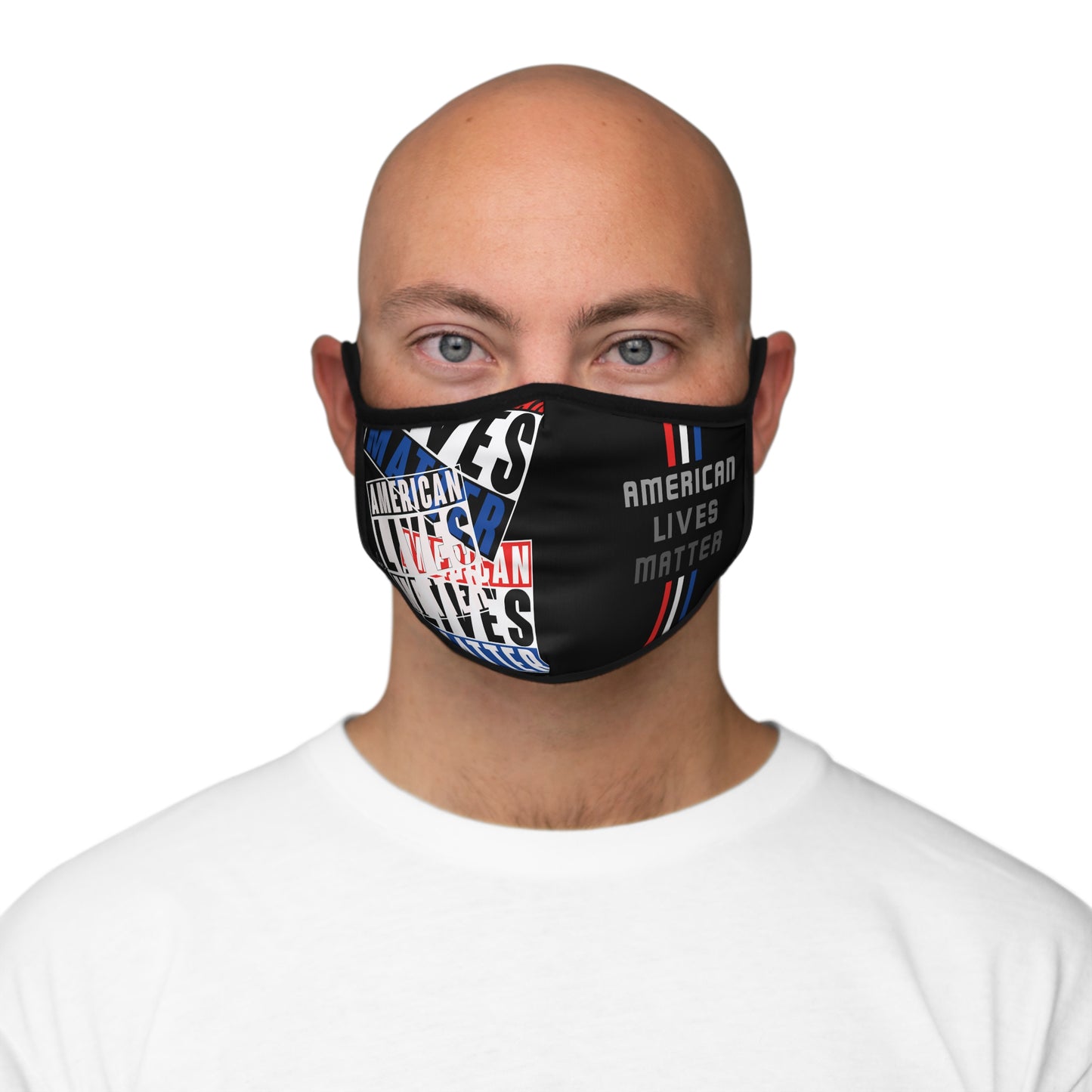 ALM Stand Together Gray Fade Face Mask